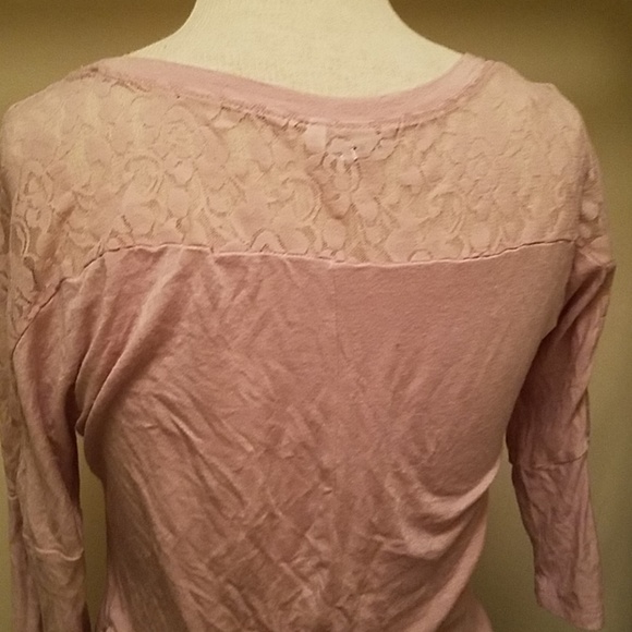 Pink lacy womens top - Picture 2 of 4